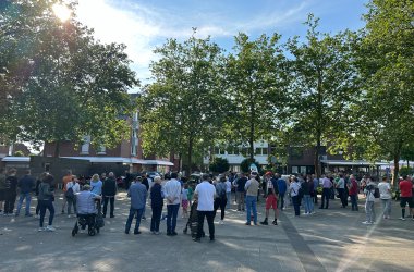 beim Fest der Demokratie auf dem Paul-Craemer-Platz am 23. März 2024