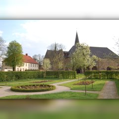 Rosengarten im Klostergarten Herzebrock