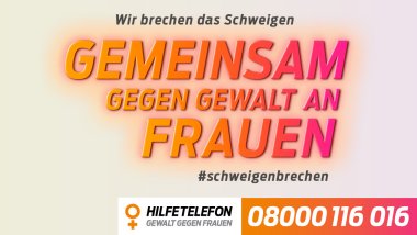 Logo der Aktion Gemeinsam gegen Gewalt an Frauen