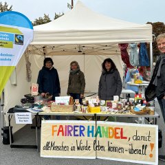 Stand beim Herbstmarkt in Clarholz 2024